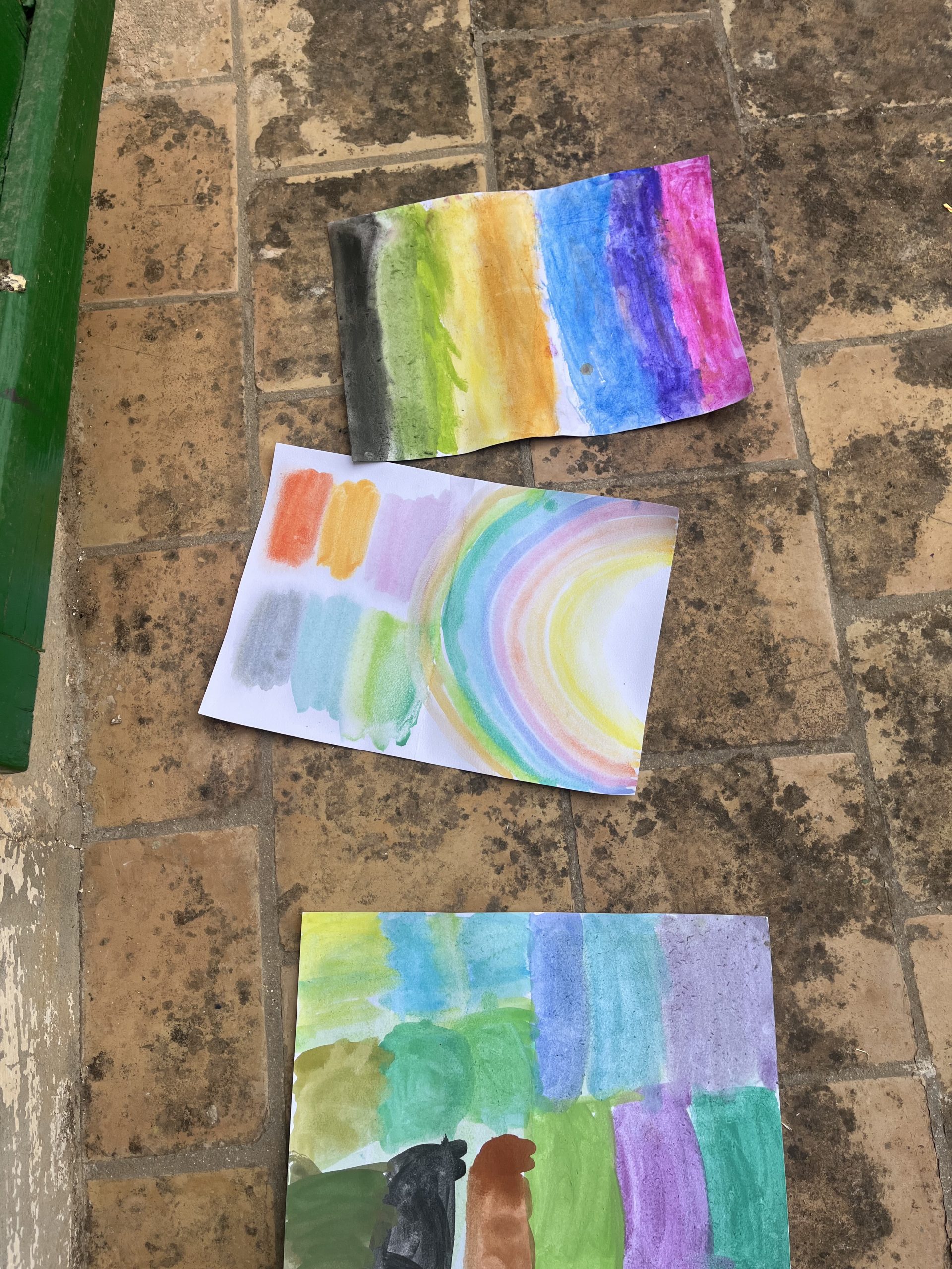 Aquarelltechnik probieren