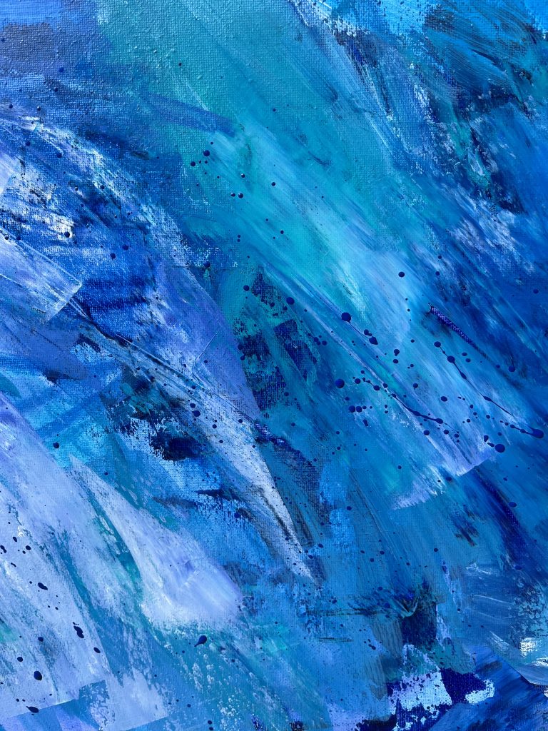 Detailaufnahme Abstrakte Kunst